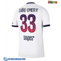 Fotballdrakt Herre Paris Saint-Germain Warren Zaire-Emery #33 Bortedrakt 2026-27 Kortermet